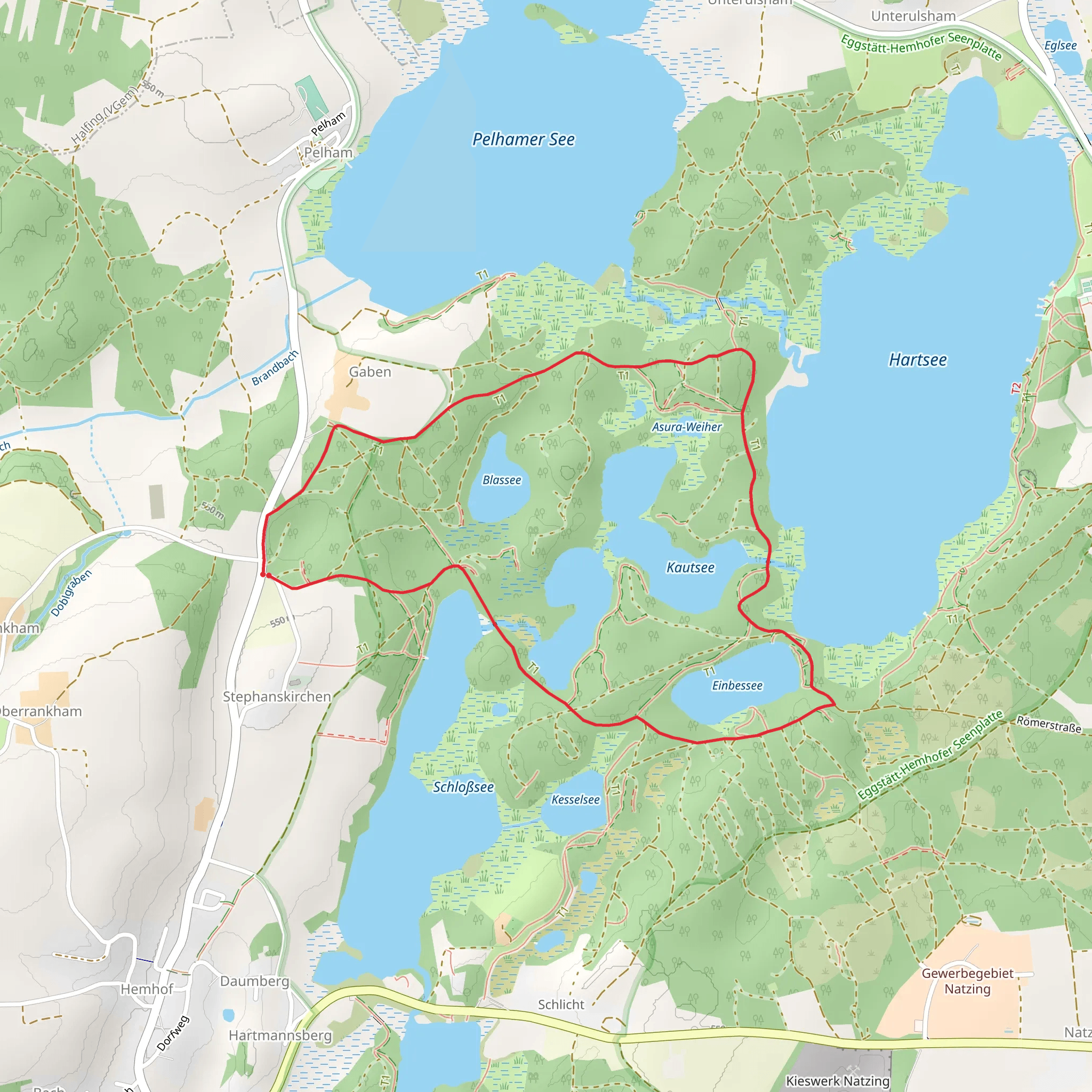 Einbessee via Bad Endorf mobile static map