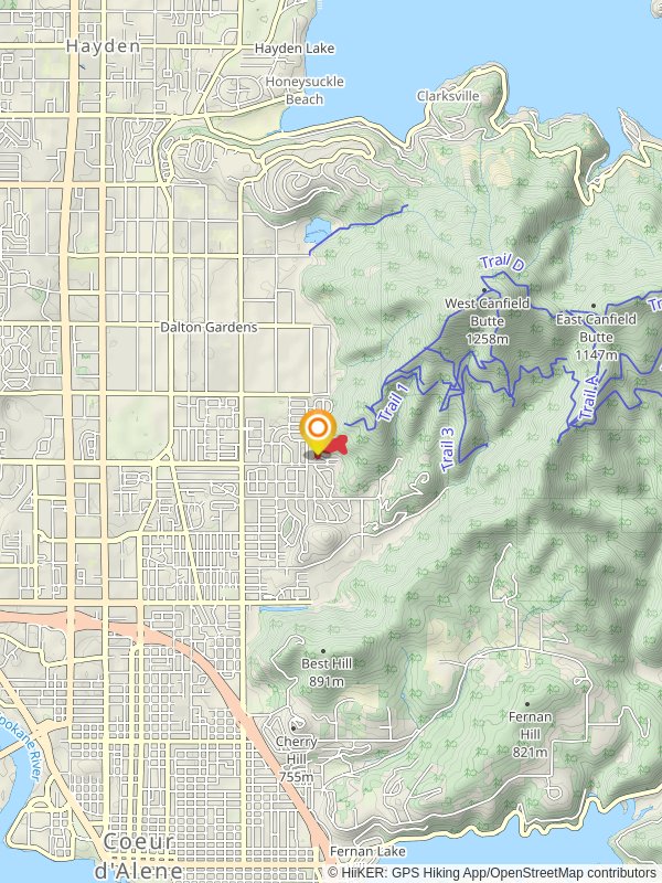 Canfield Mountain Park Short Loop