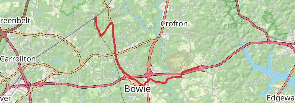 American Discovery Trail - Maryland and Washington DC stage 6 Map