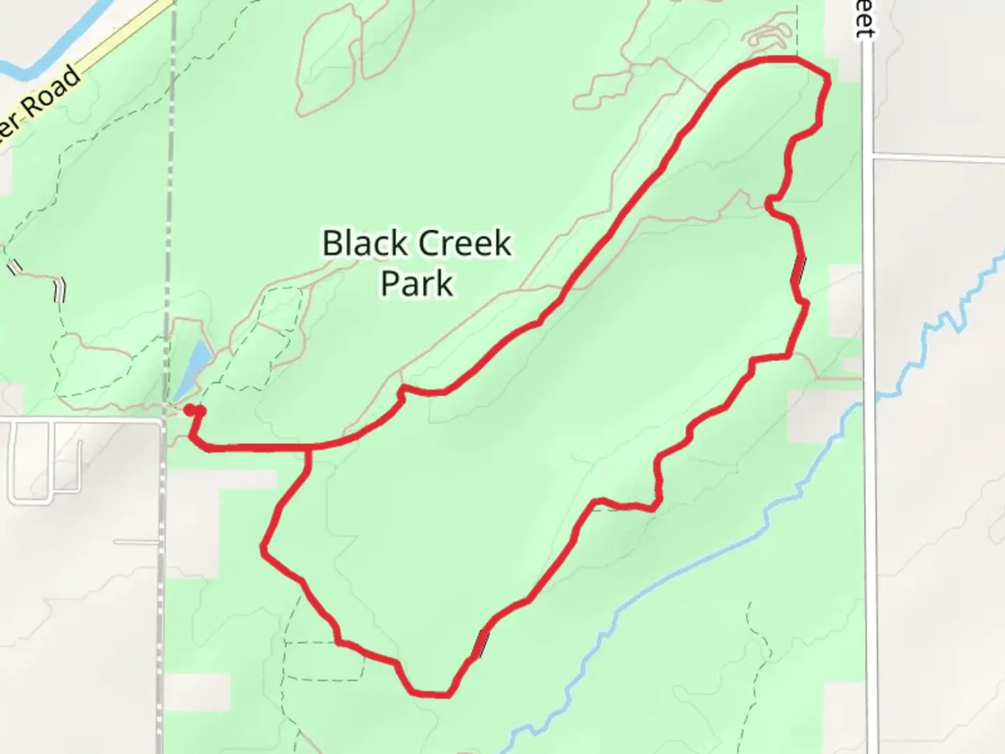 An image depicting the trail Wetland Trail Loop via Ridge Trail and its surrounding area.