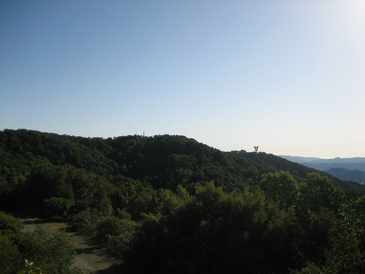 An image depicting the trail Quercus I and Canary Loop in Harry A Barbier Memorial Park and its surrounding area.