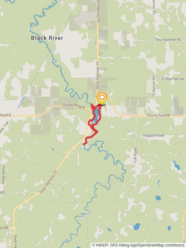 Little Manitou Falls and Interfalls Lake via Beaver Loop Trail