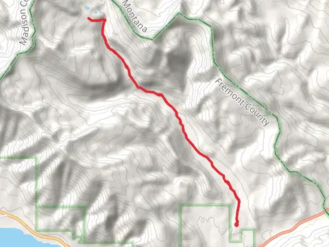Targhee Creek from Forest Road 57