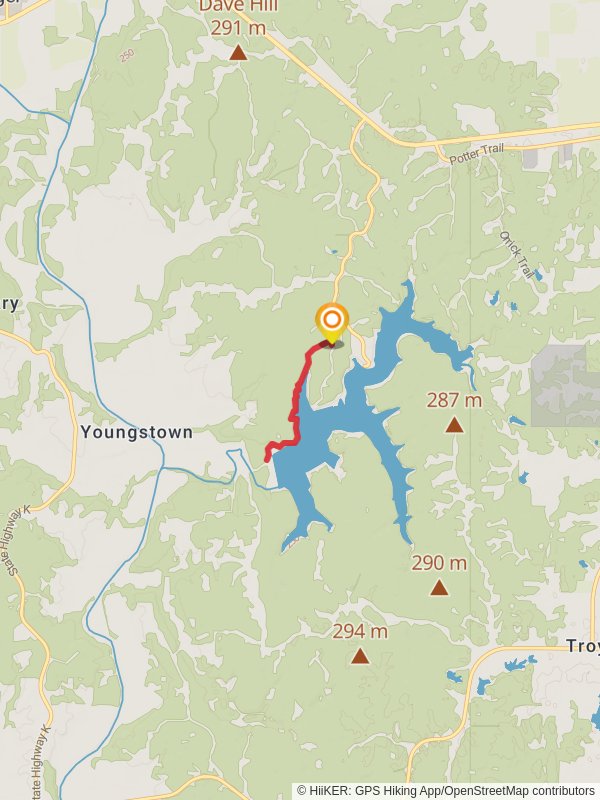 Forest Lake and Thousand Hills Trail