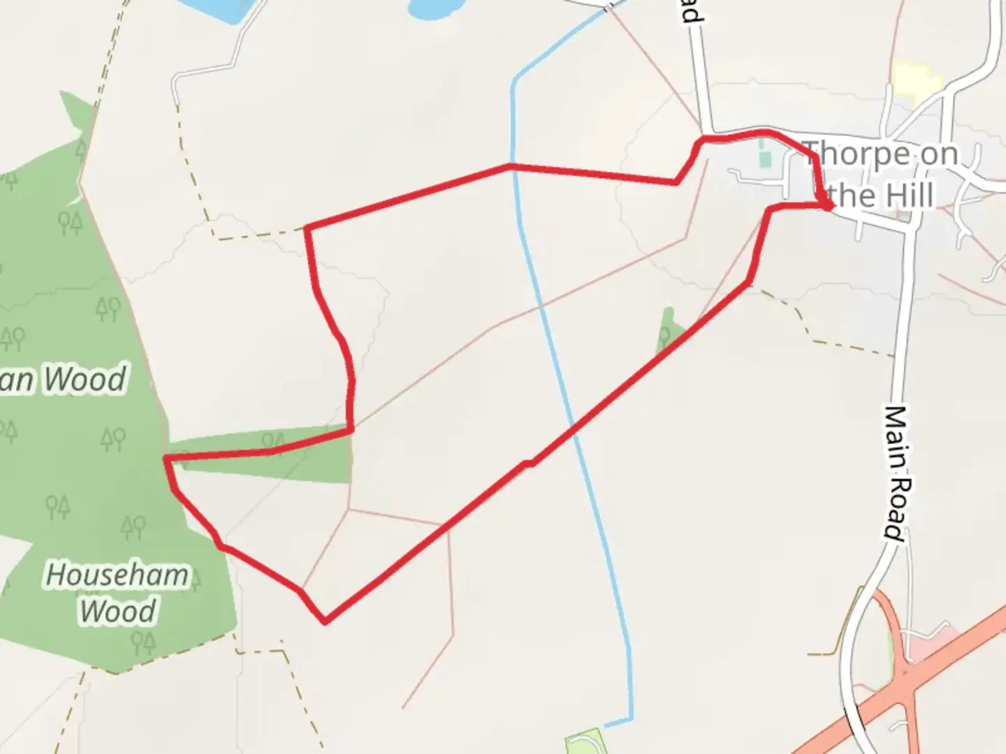 An image depicting the trail Stocking Wood and its surrounding area.