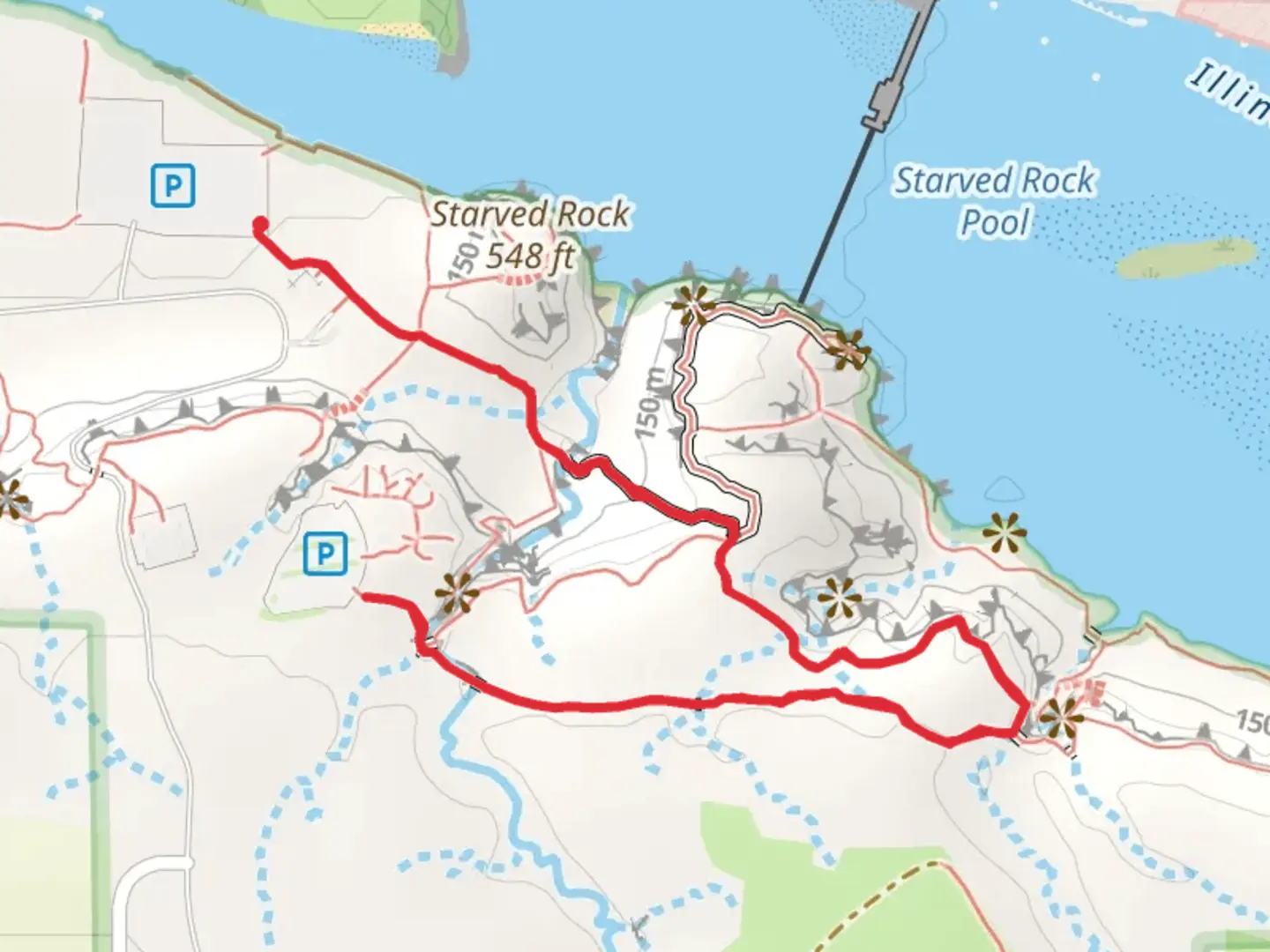 An image depicting the trail Campanula Trail and its surrounding area.