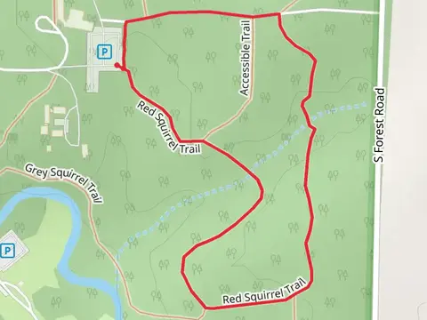 Red and Grey Squirrel Loop Trail