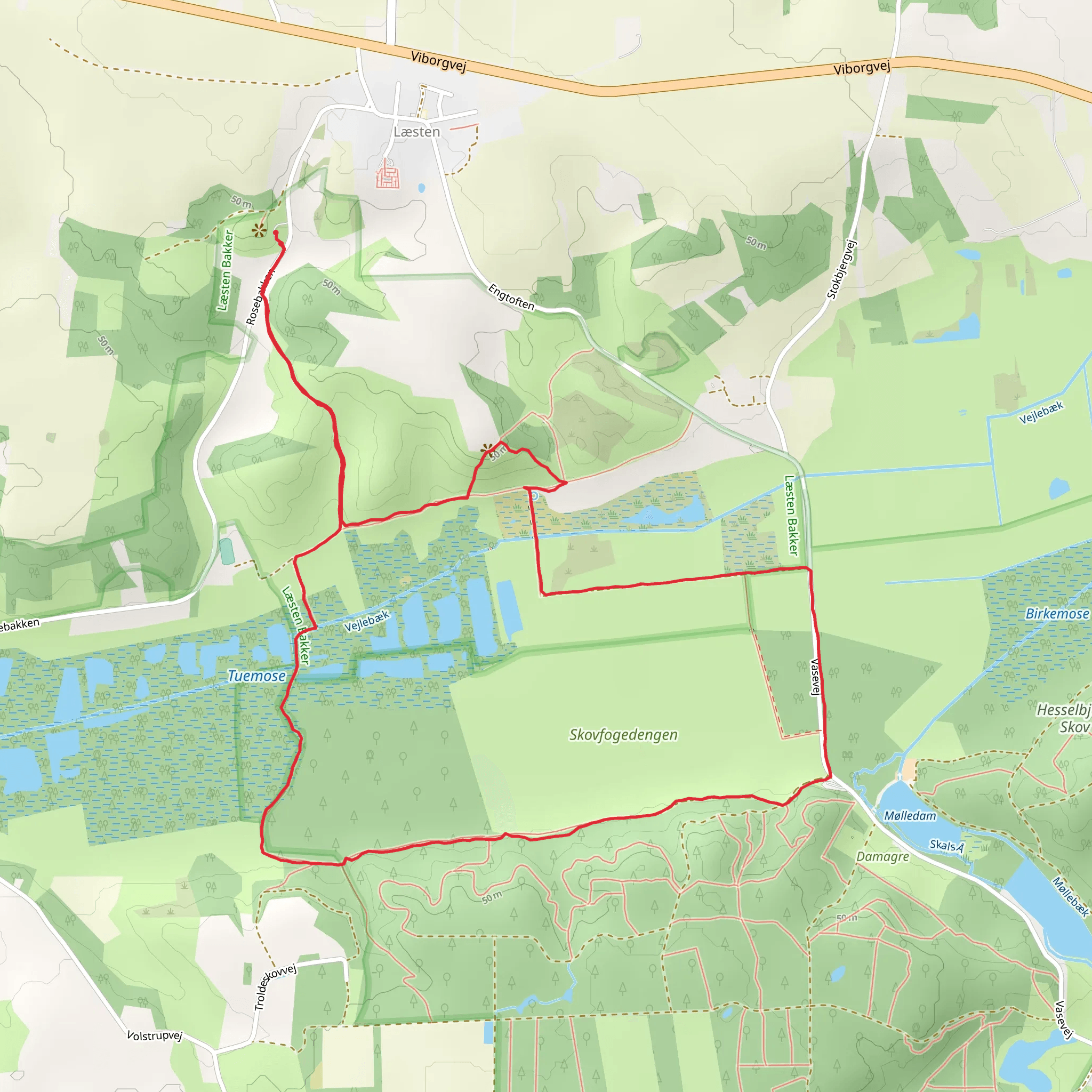 Læsten Bakker mobile static map