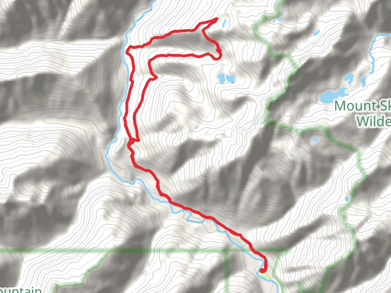 Flapjack Lakes Trail and Black and White Lakes Primitive Trail