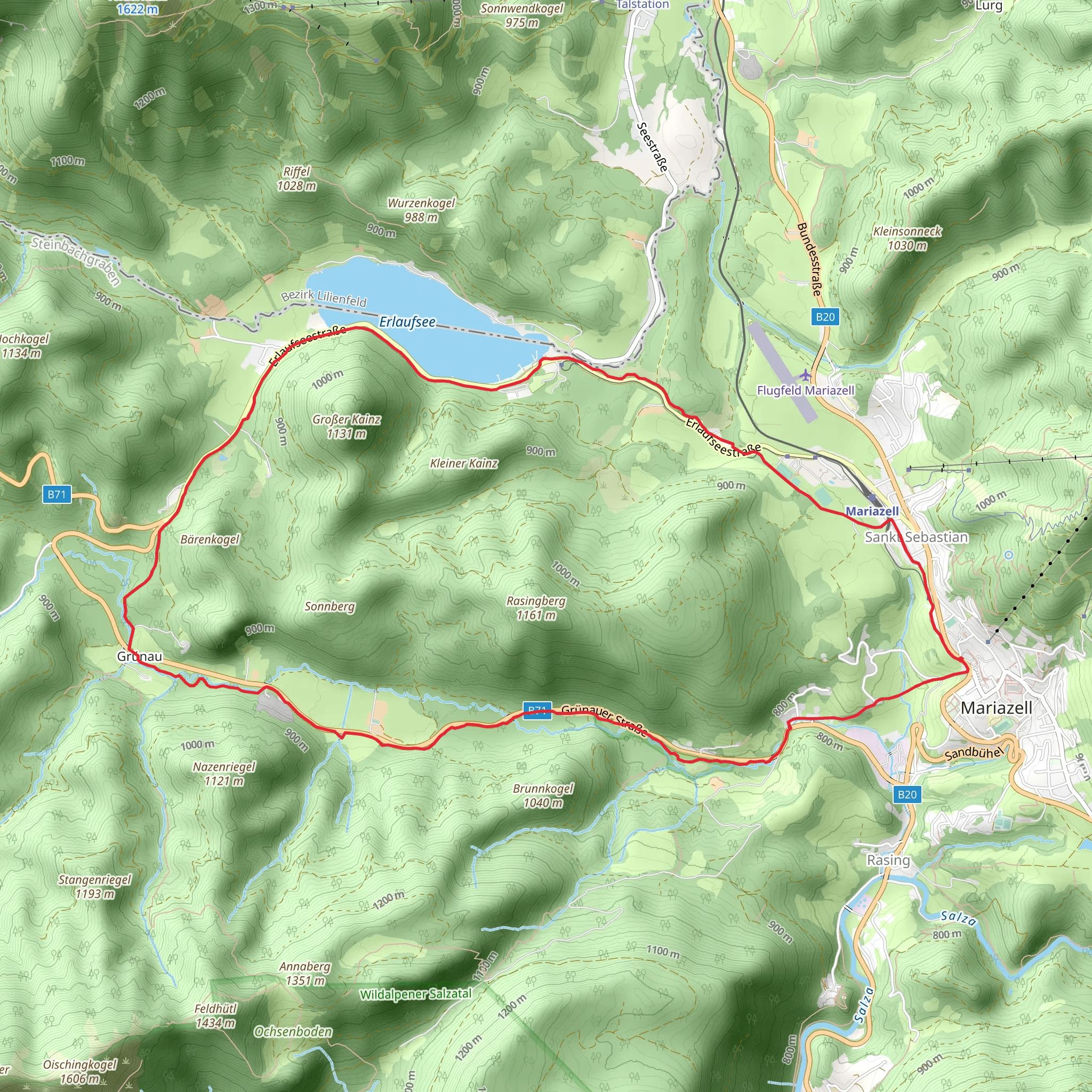 Mariazell Country Loop mobile static map