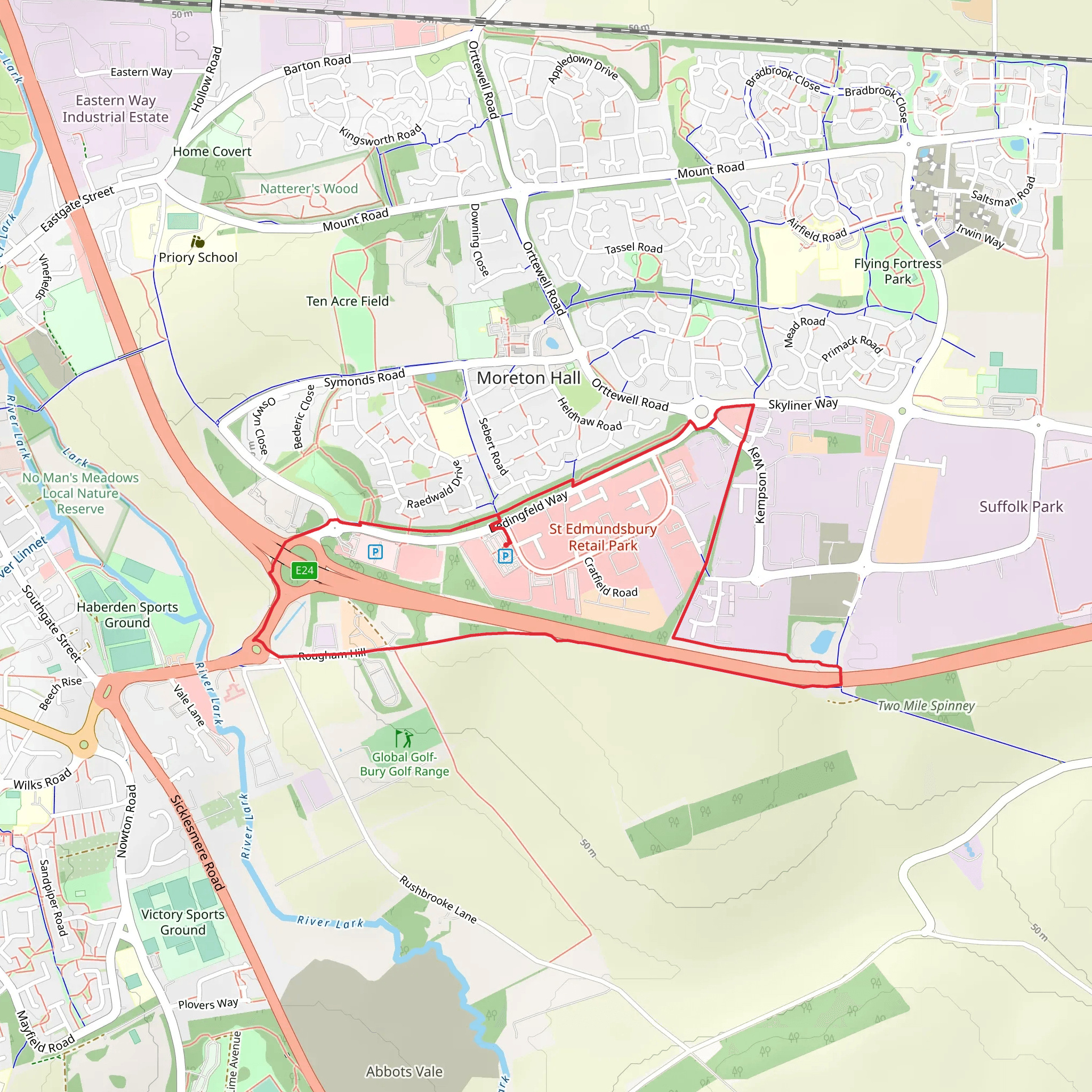 Lorry Park Loop mobile static map