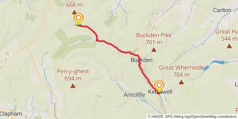 Dales Way stage 3 Map