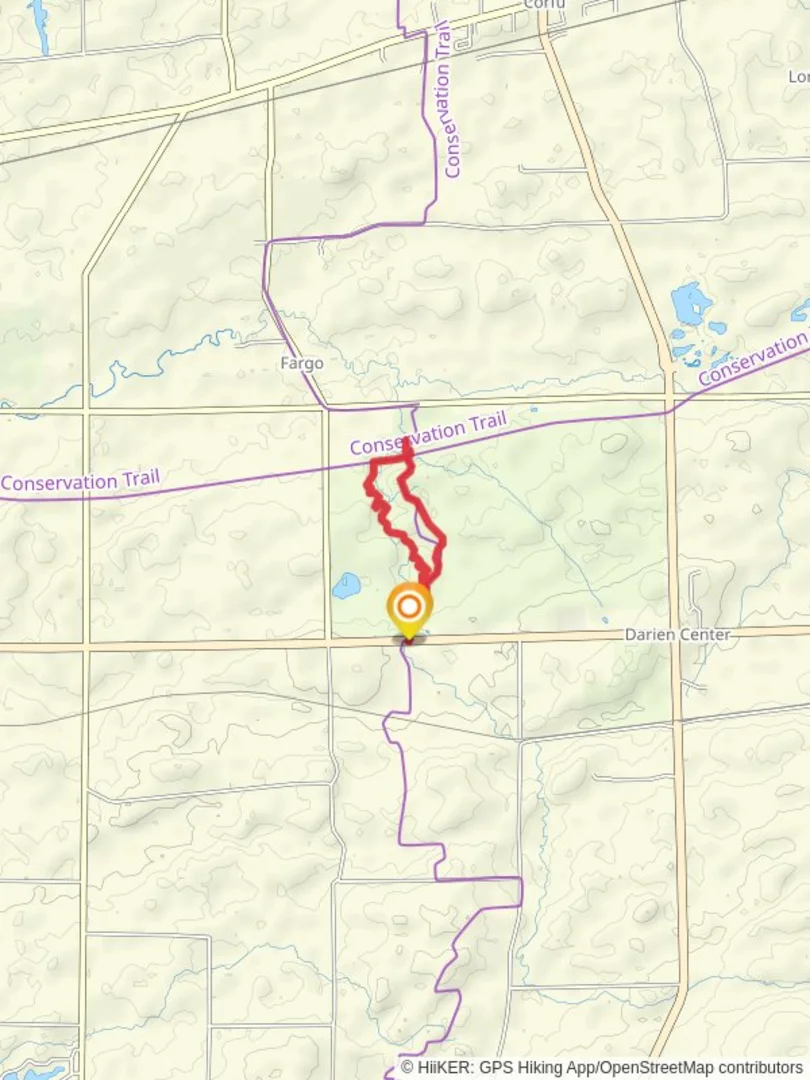 An image depicting the trail Elevenmile Creek via Conservation Trail Loop and its surrounding area.