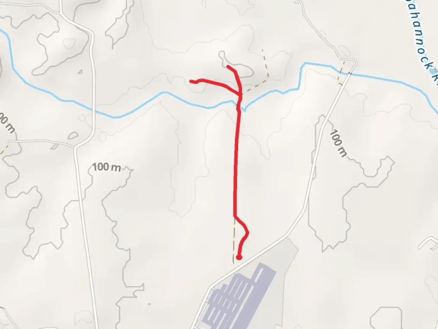 An image depicting the trail Bufford's Knoll Trail and its surrounding area.