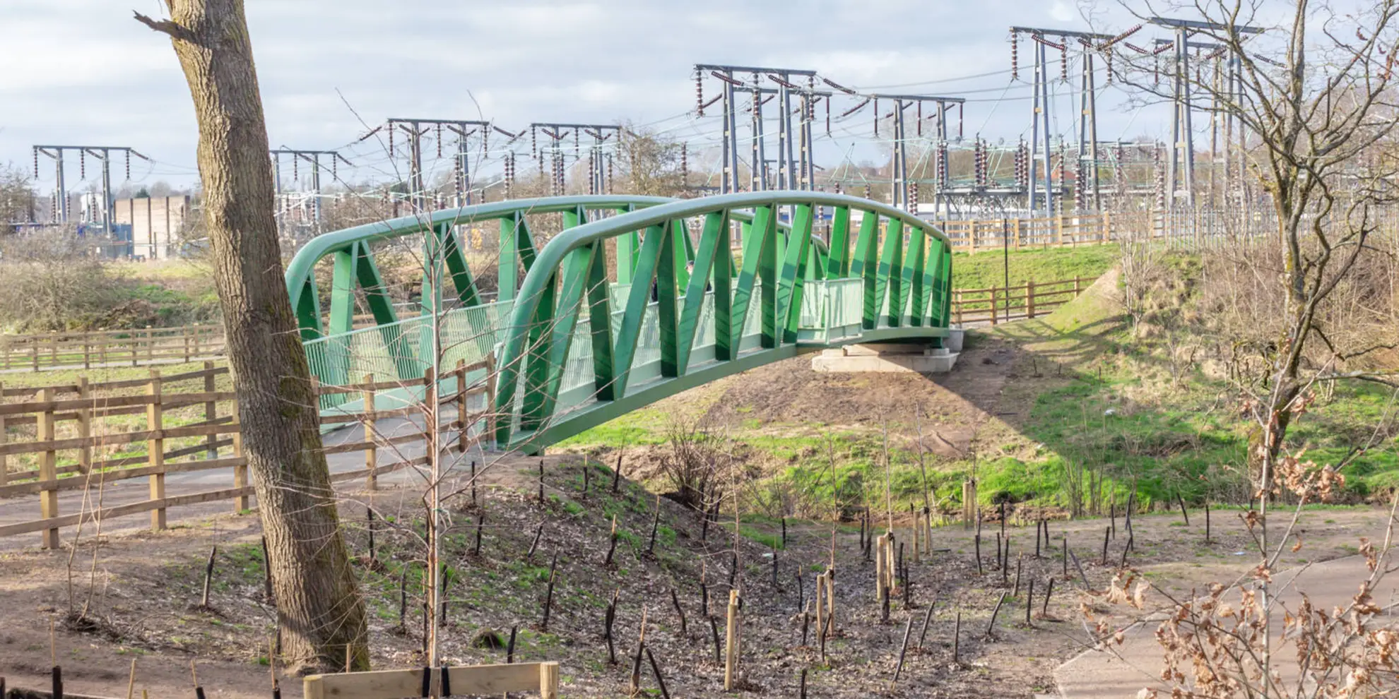 An image depicting the trail Fred Perry Way and its surrounding area.
