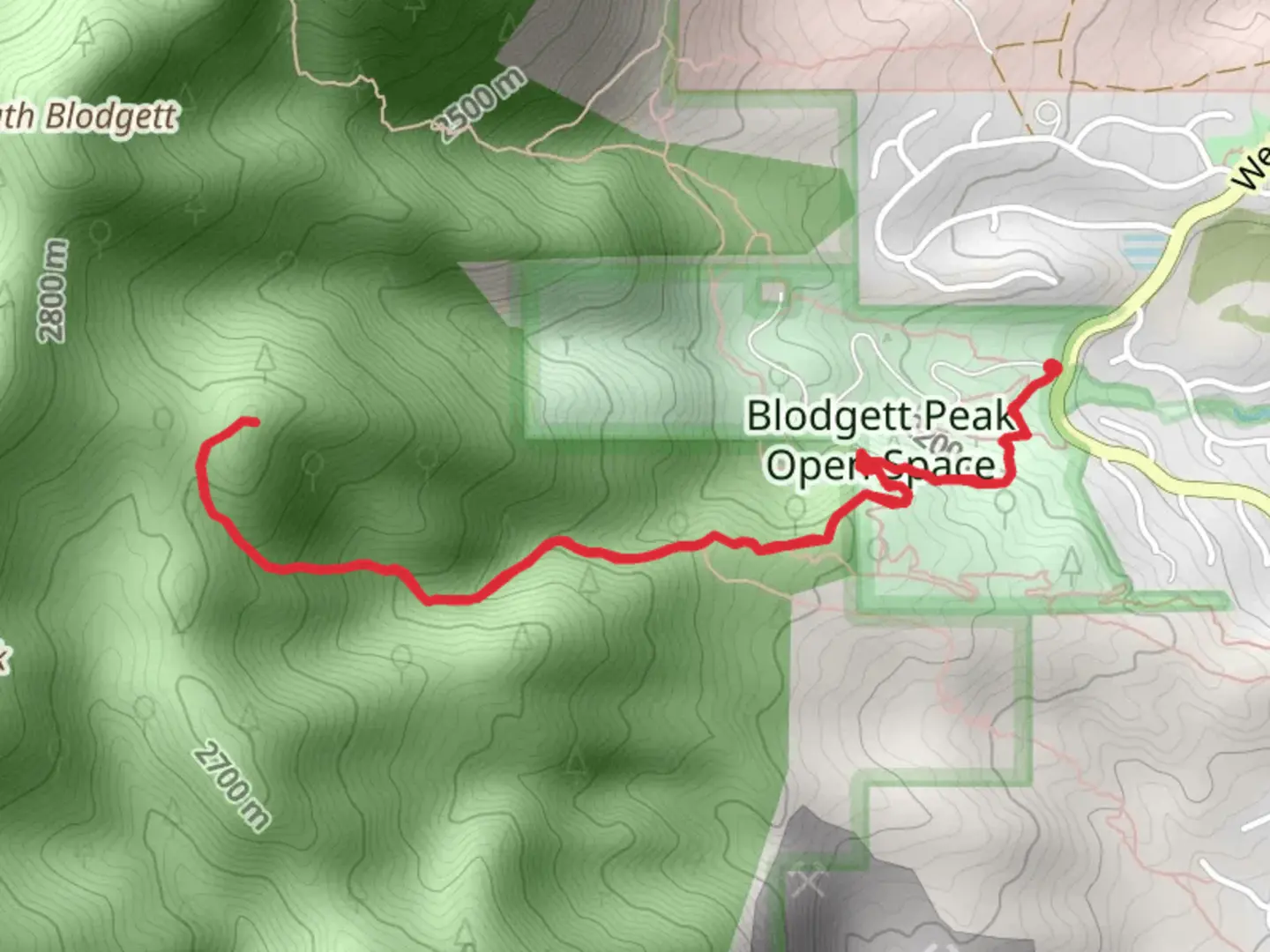 An image depicting the trail Douglas Fir Trail and its surrounding area.
