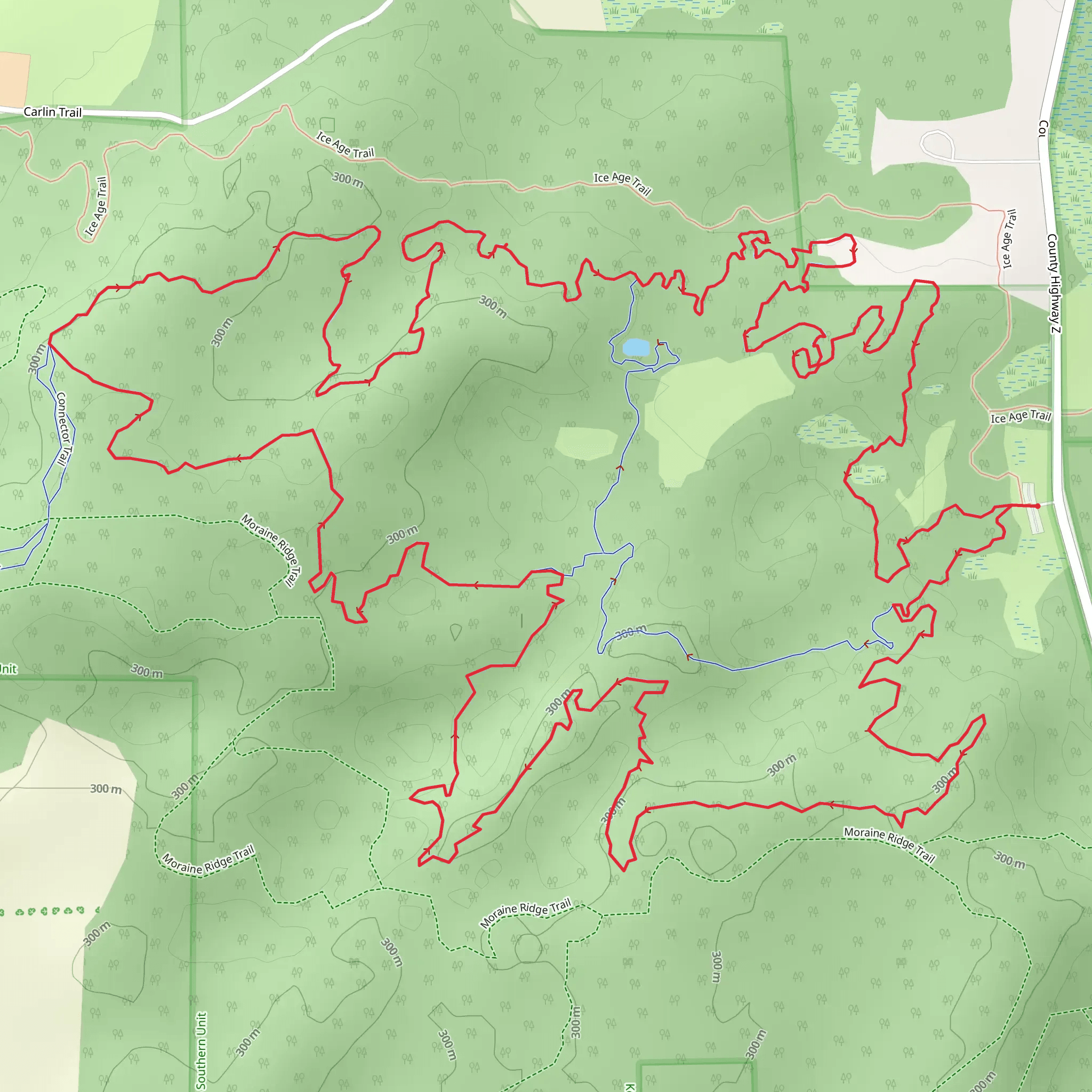 Orange Loop - Green Loop mobile static map