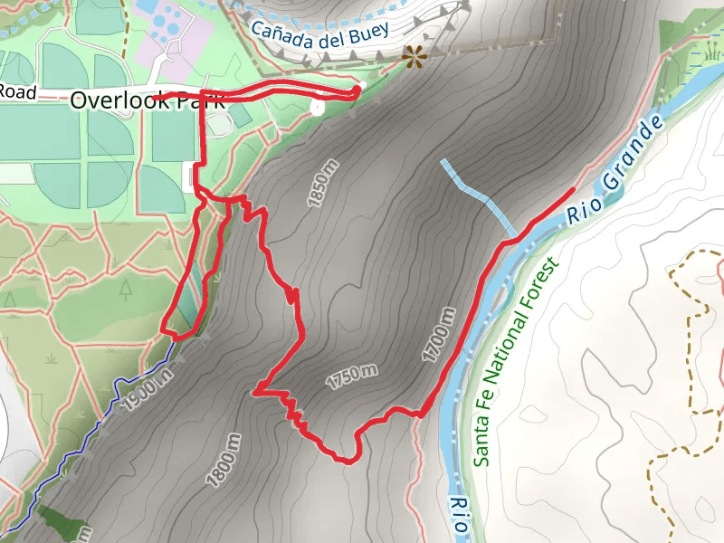 Blue Dot and White Rock Canyon Rim Loop Trail