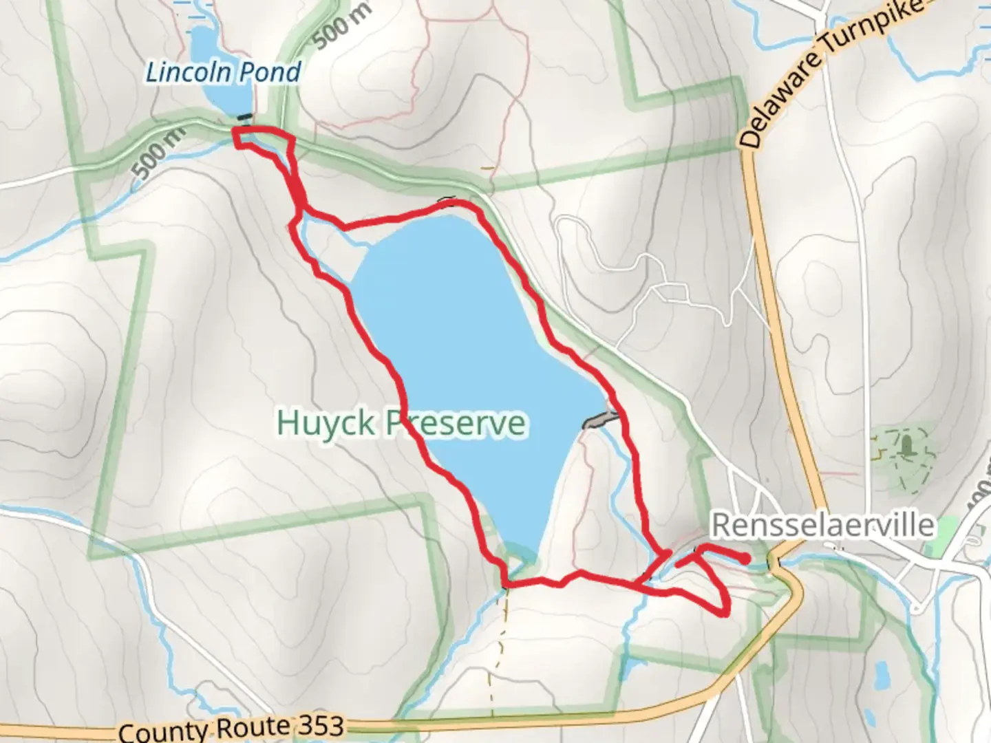 An image depicting the trail Myosotis Lake Trail and its surrounding area.