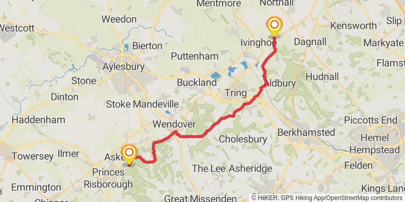 Greater Ridgeway Trail stage 18 Map