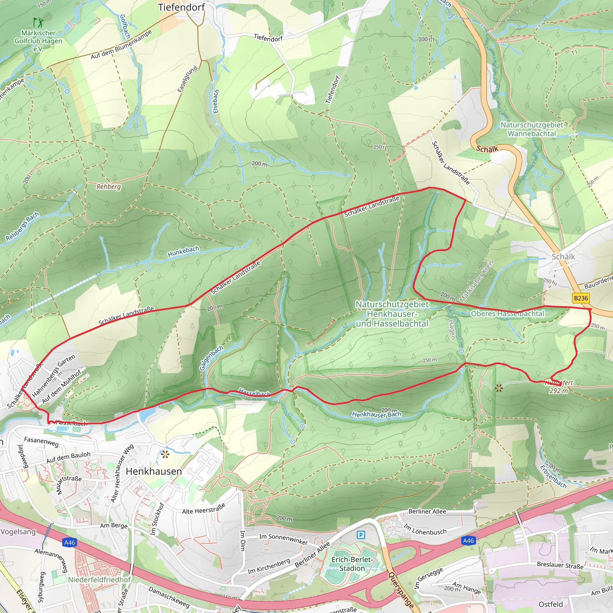 Letmathe Rundweg 7 mobile static map