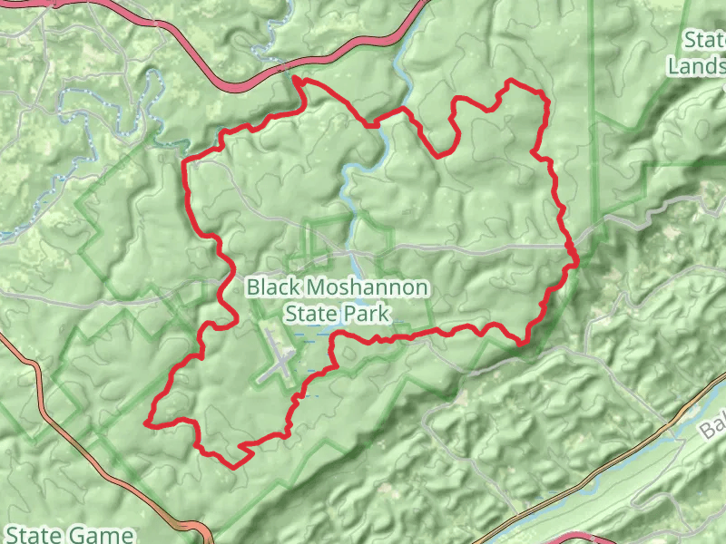 Black Moshannon Lake and Six MIle Run Loop