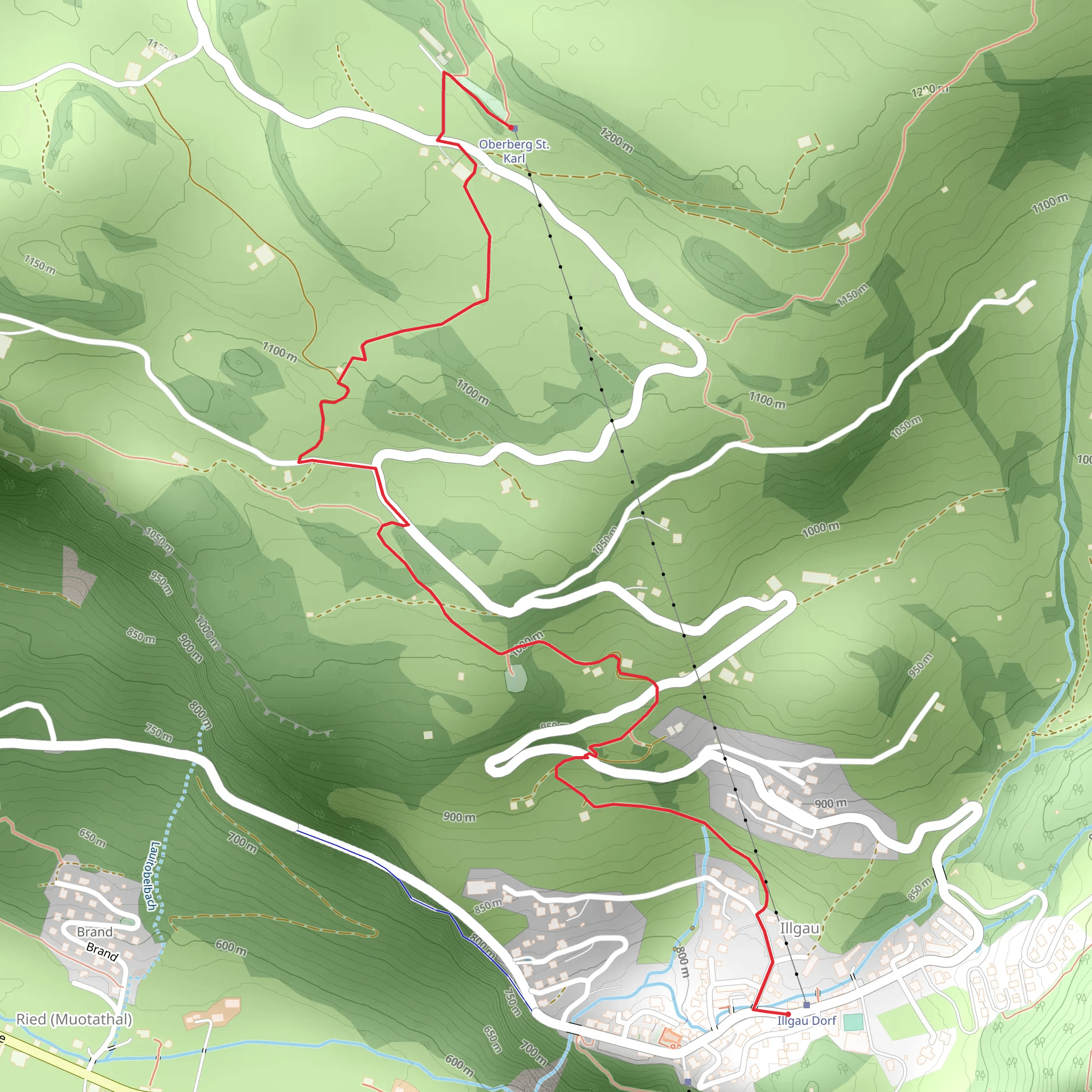 Ladybird Trail - Illgau mobile static map