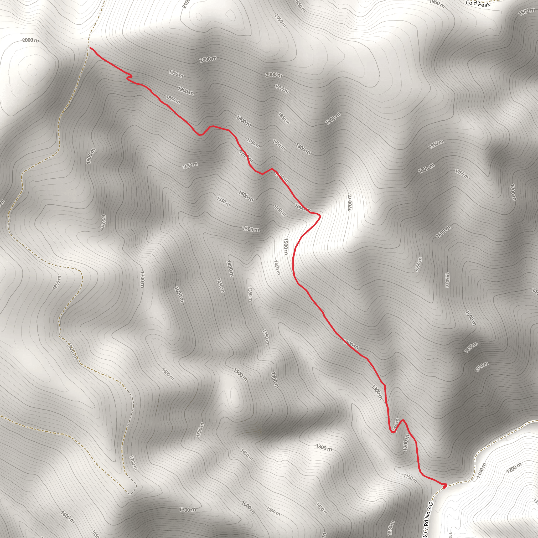 Ann Arbor Trail mobile static map