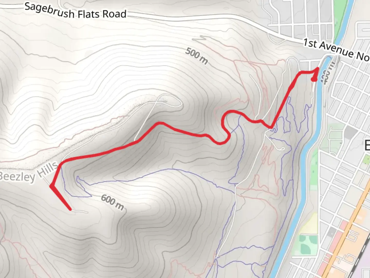 An image depicting the trail Walk to Early Spring and its surrounding area.