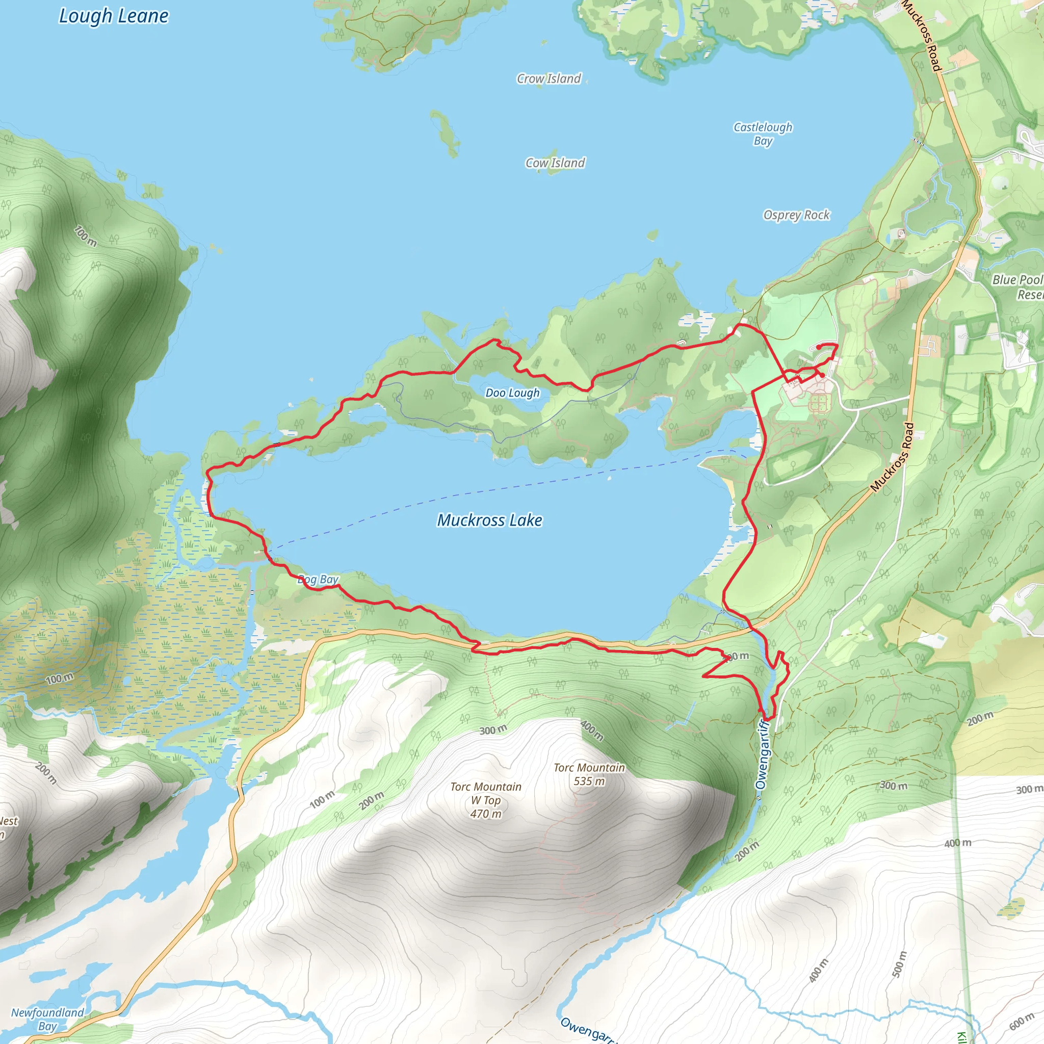 Muckross House and National Park mobile static map