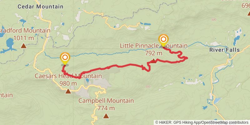 Palmetto Trail alt 2 Map