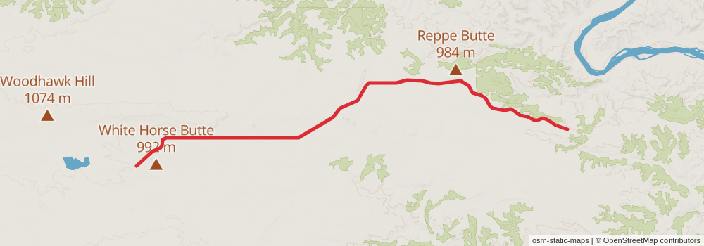 American Perimeter Trail - Rocky Mountains Primary stage 34 Map