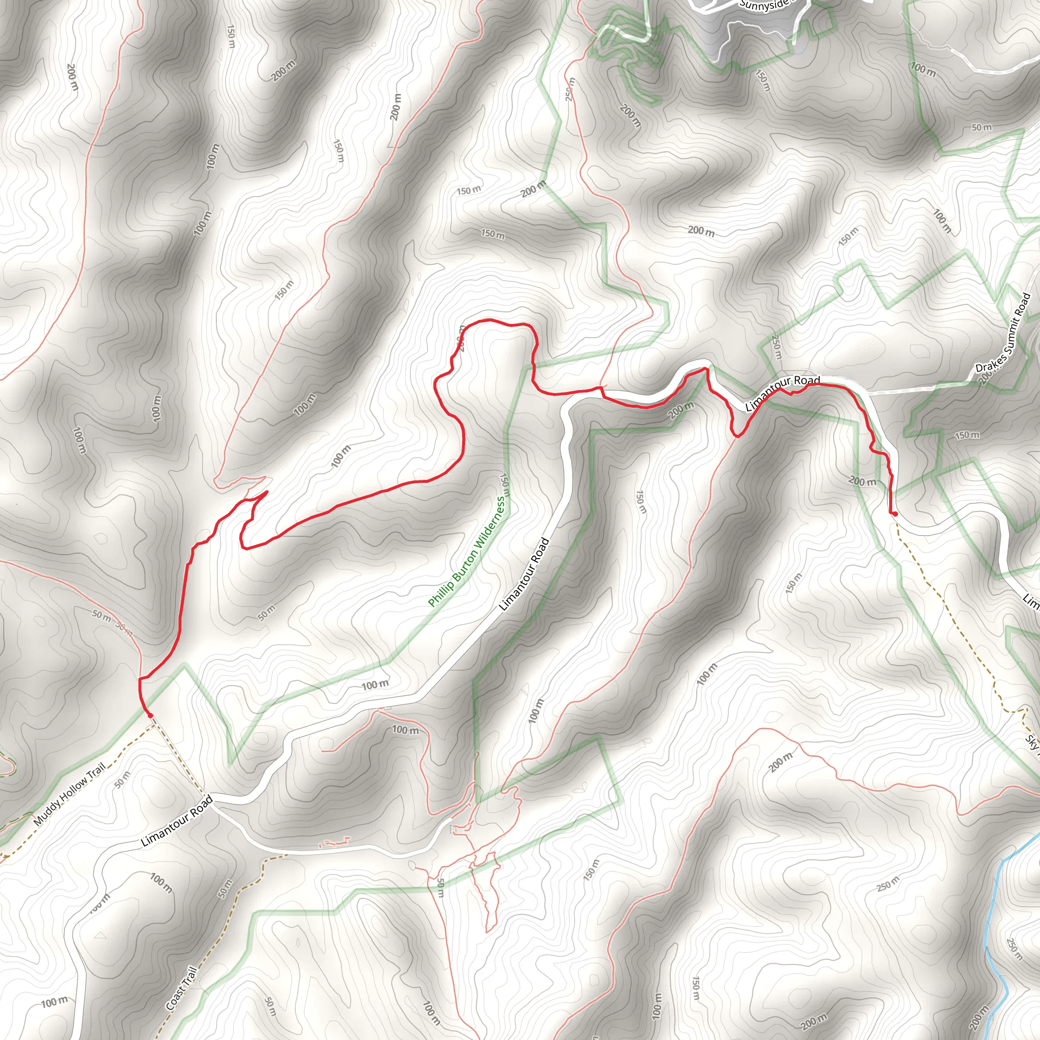 Bayview Trail mobile static map