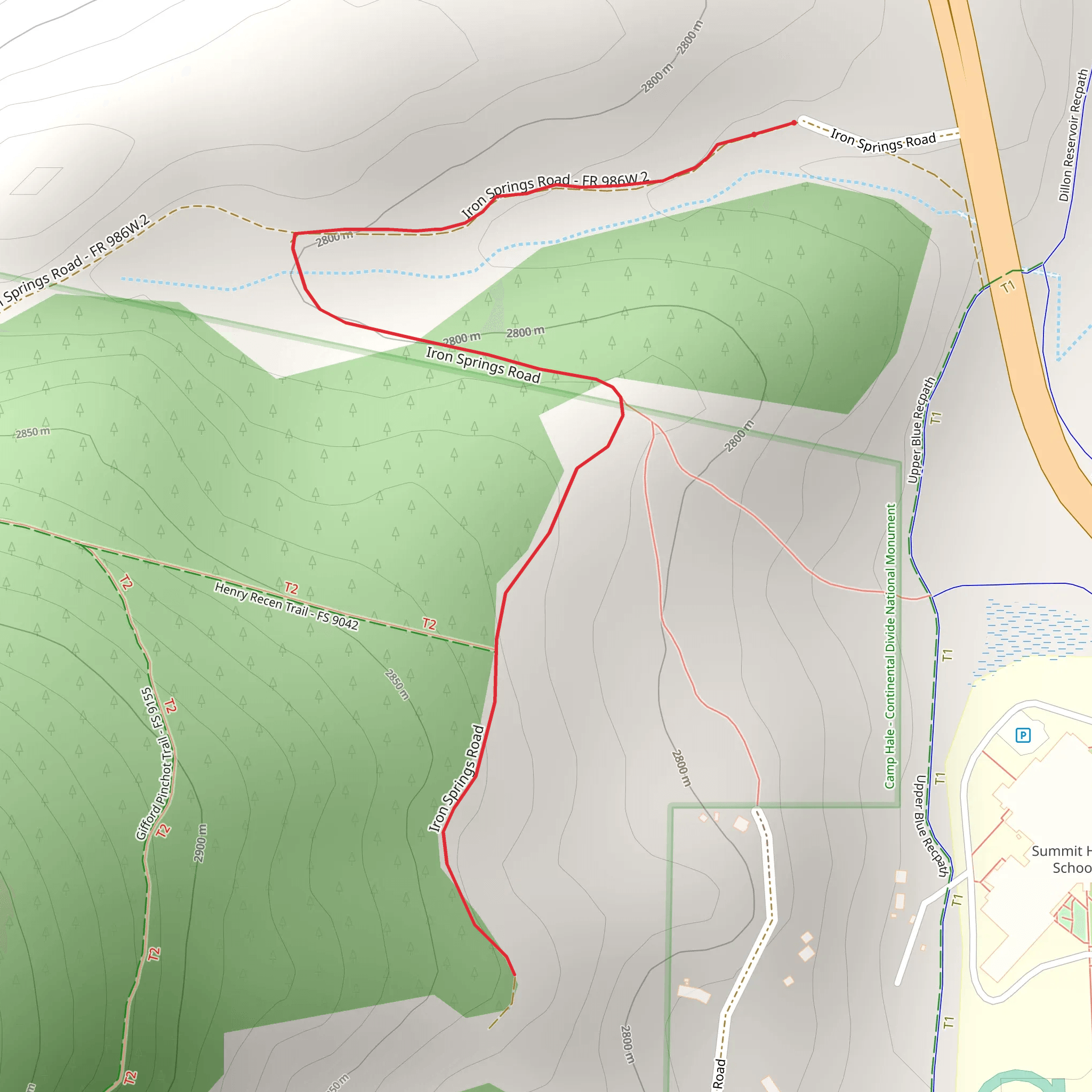 Soo - Poo - Ah - Guv Trail mobile static map