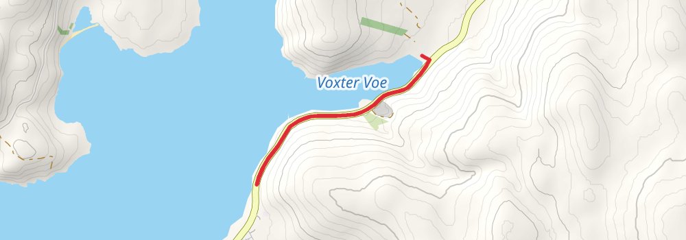 Coastal Walk of Shetland - East stage 18 Map