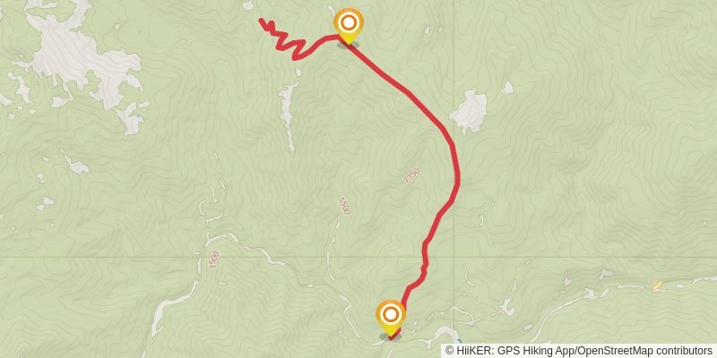 Chipmunk Meadow Trail stage 2 Map