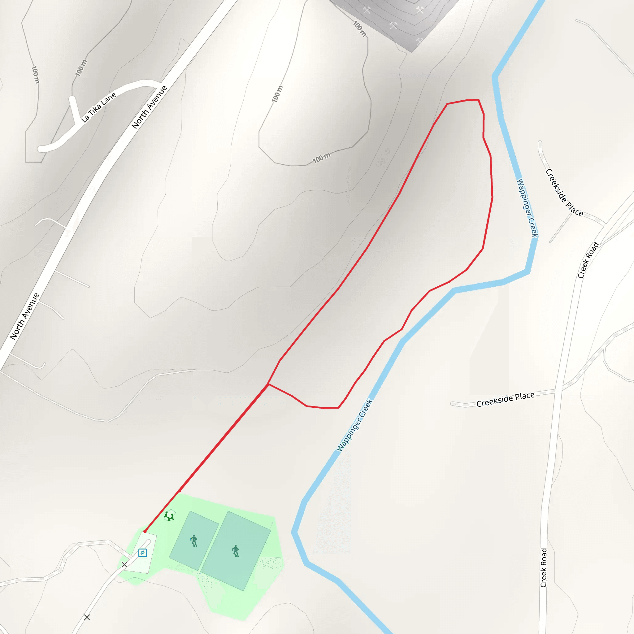 Wappinger Creek Loop mobile static map