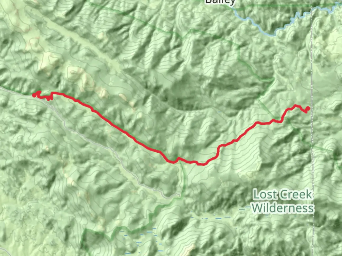 An image depicting the trail Colorado Trail - North Fork Lost Creek and its surrounding area.