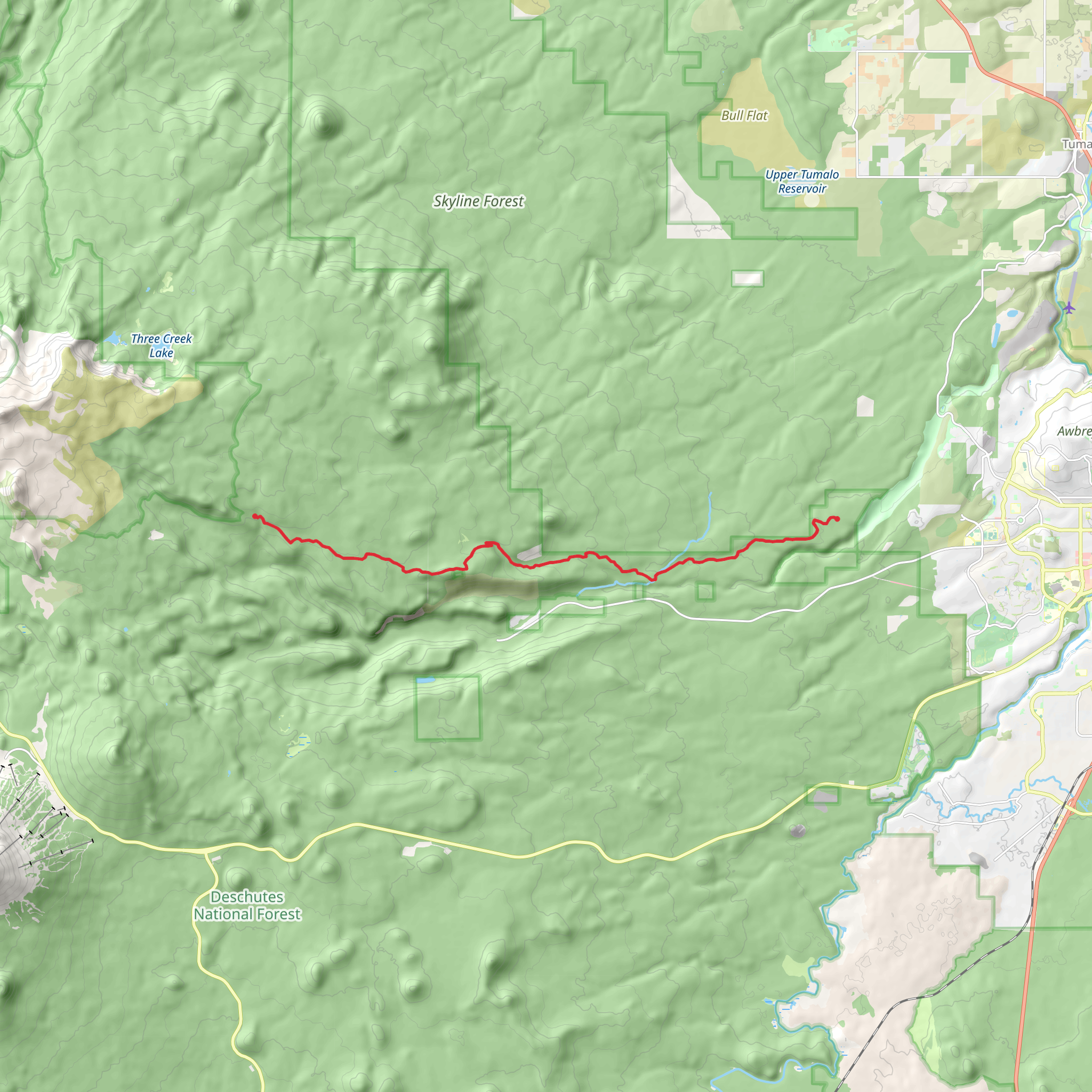 Mrazek Trail mobile static map
