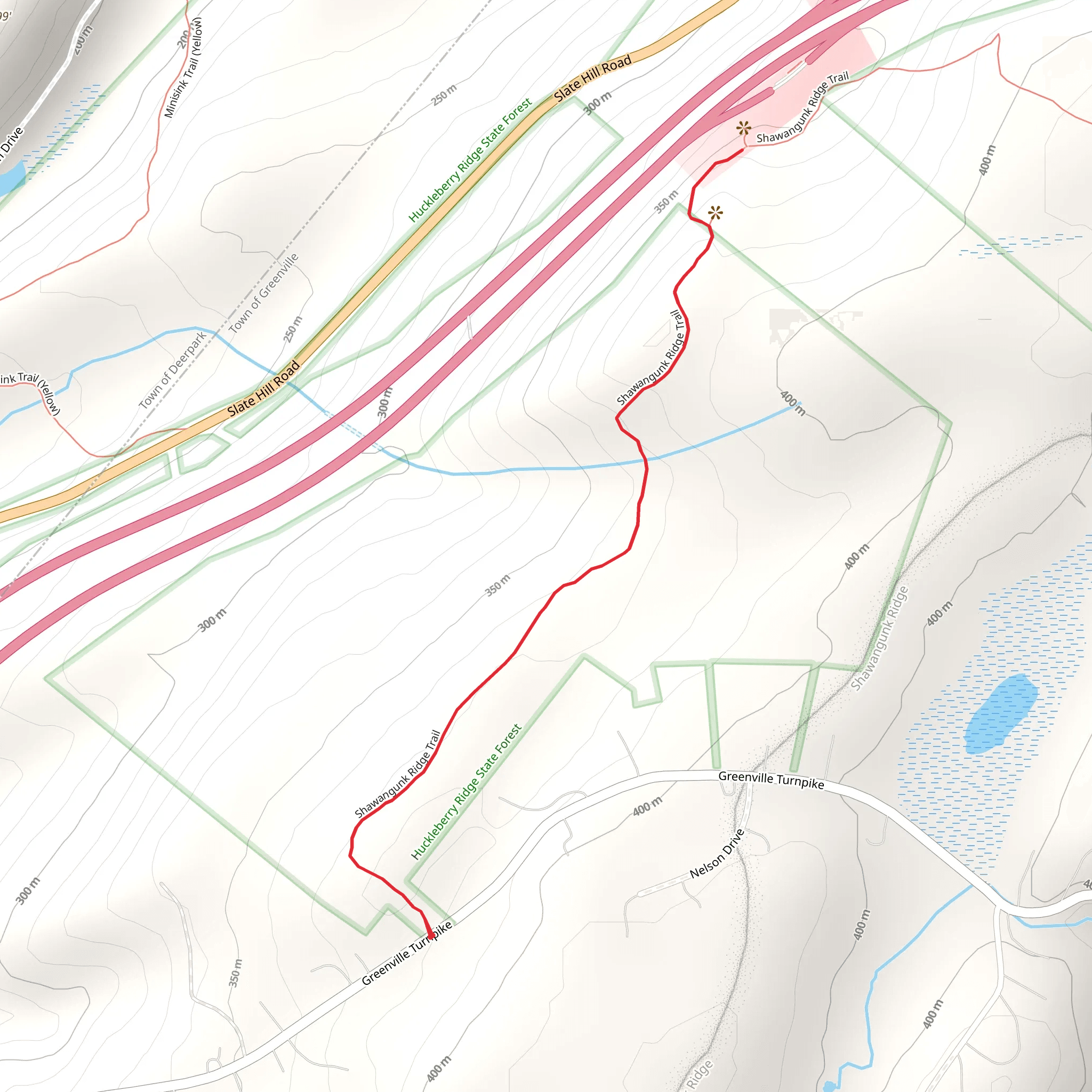 Greenville Walk mobile static map