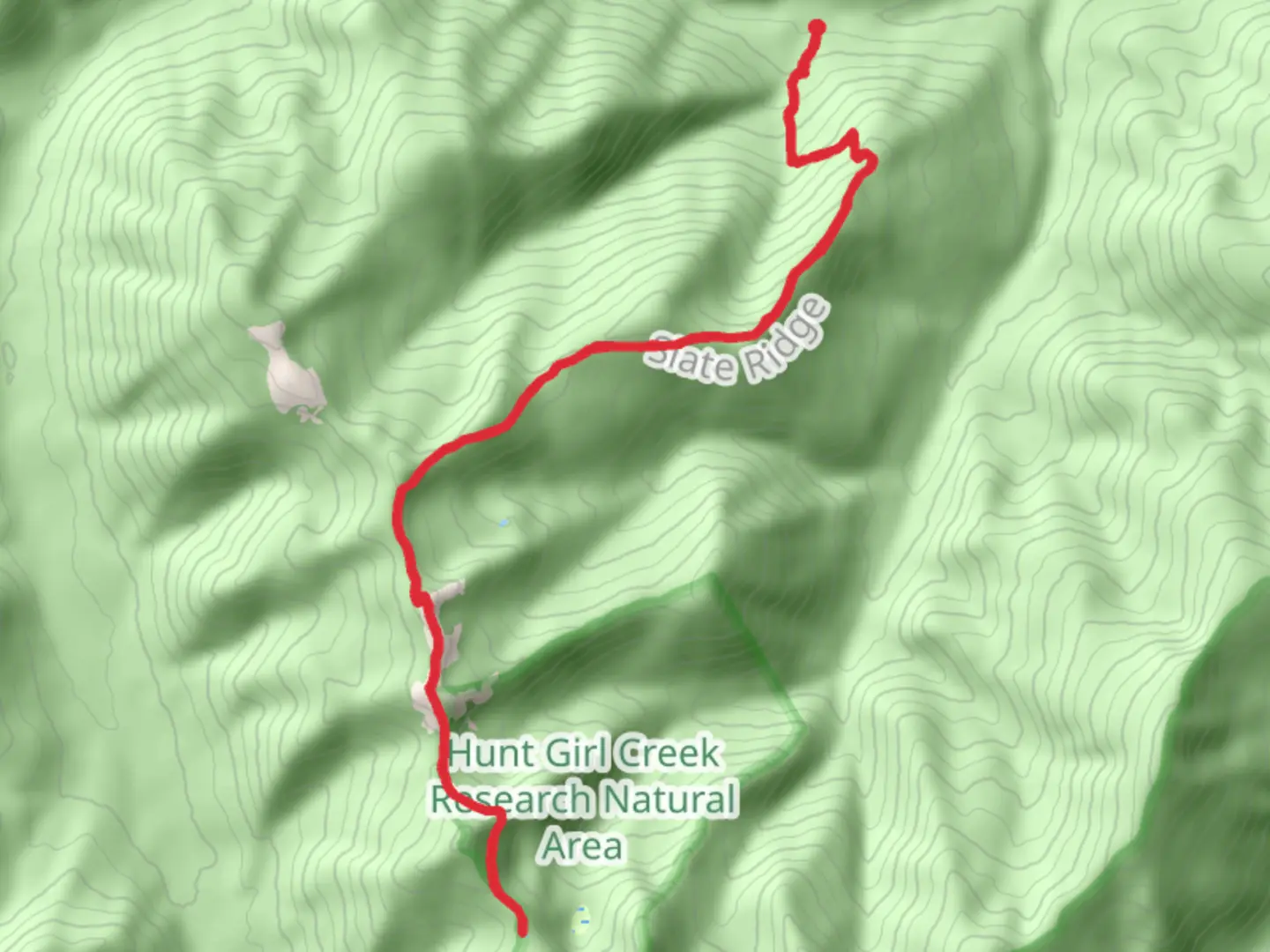 An image depicting the trail Divide Lake via Buck Mountain Trail and its surrounding area.