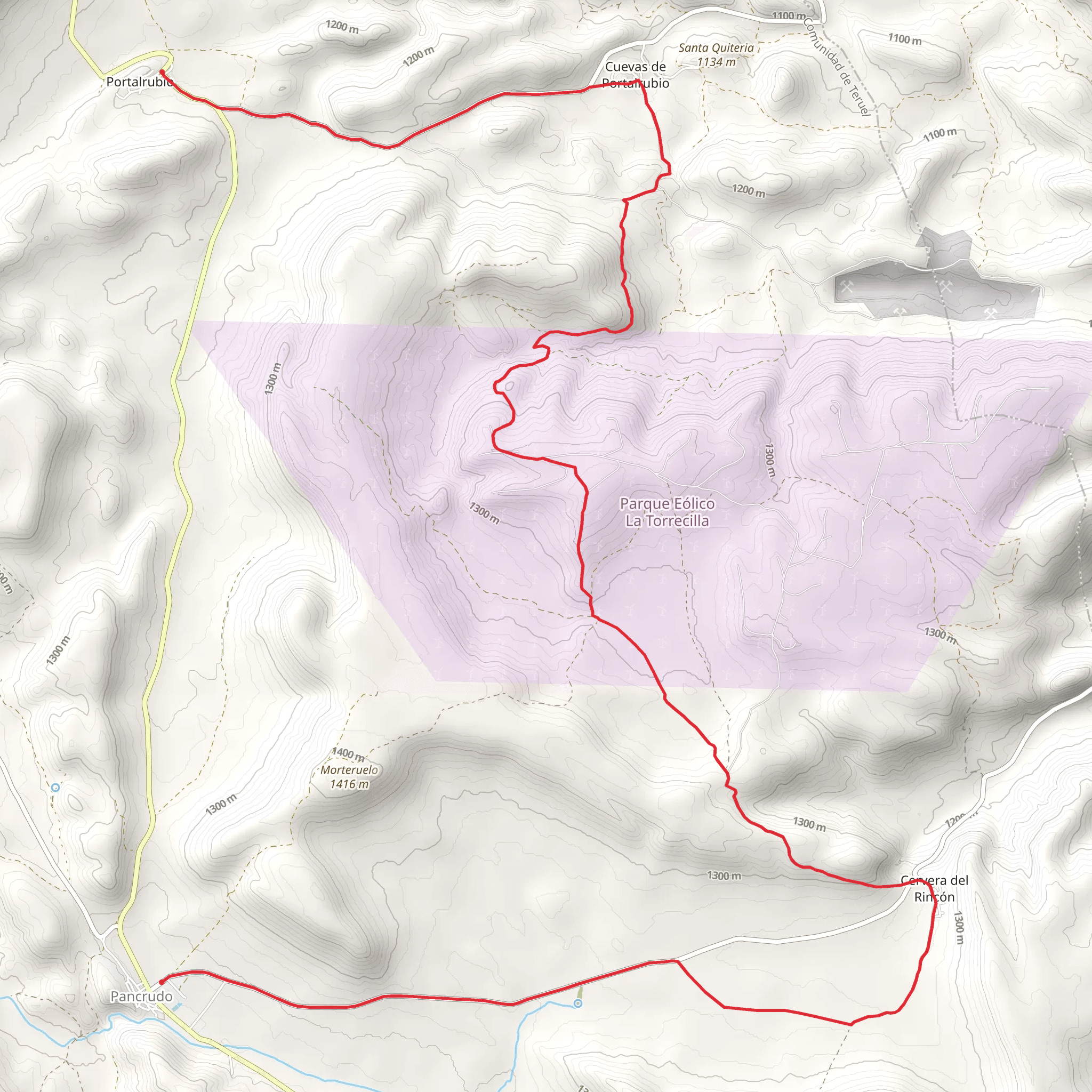 Portalrubio - Puertomingalvo PR TE 37 mobile static map