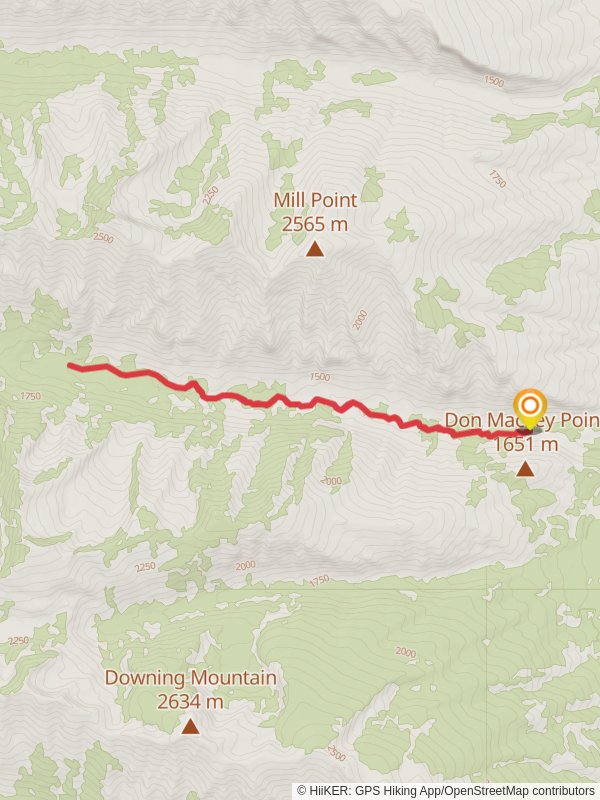 Blodgett Canyon Trail