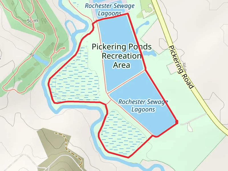 Pickering Ponds Recreation Area Loop