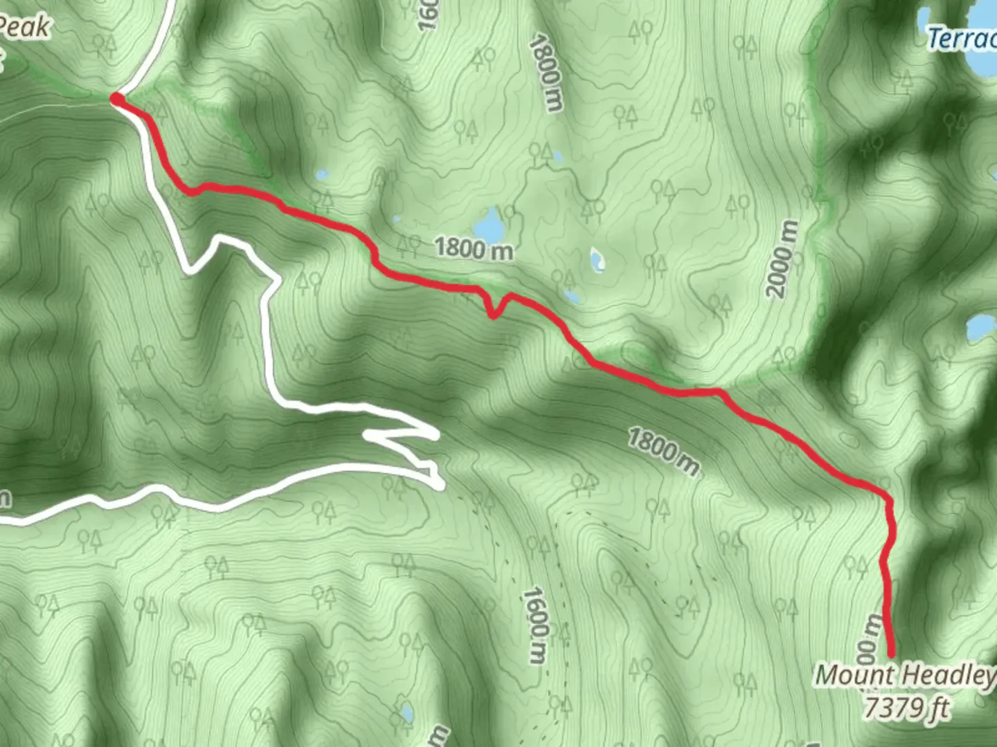 An image depicting the trail Vermilion - Headley Trail and its surrounding area.