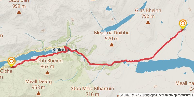Stevenson Way stage 11 Map
