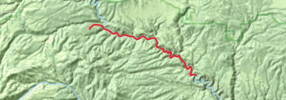 American Perimeter Trail - Southwest Primary stage 54 Map