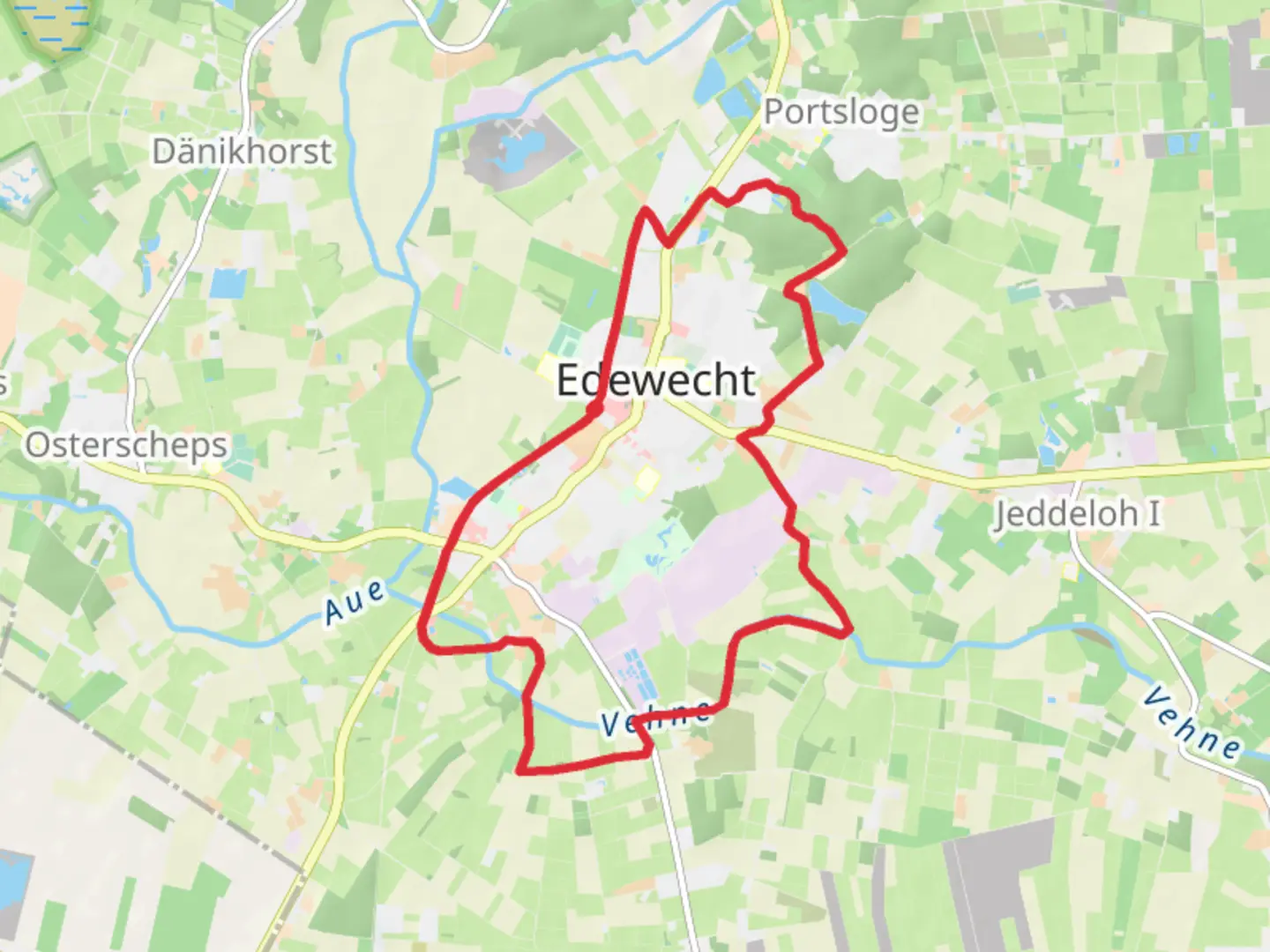 An image depicting the trail Kleinbahn - Wanderweg and its surrounding area.