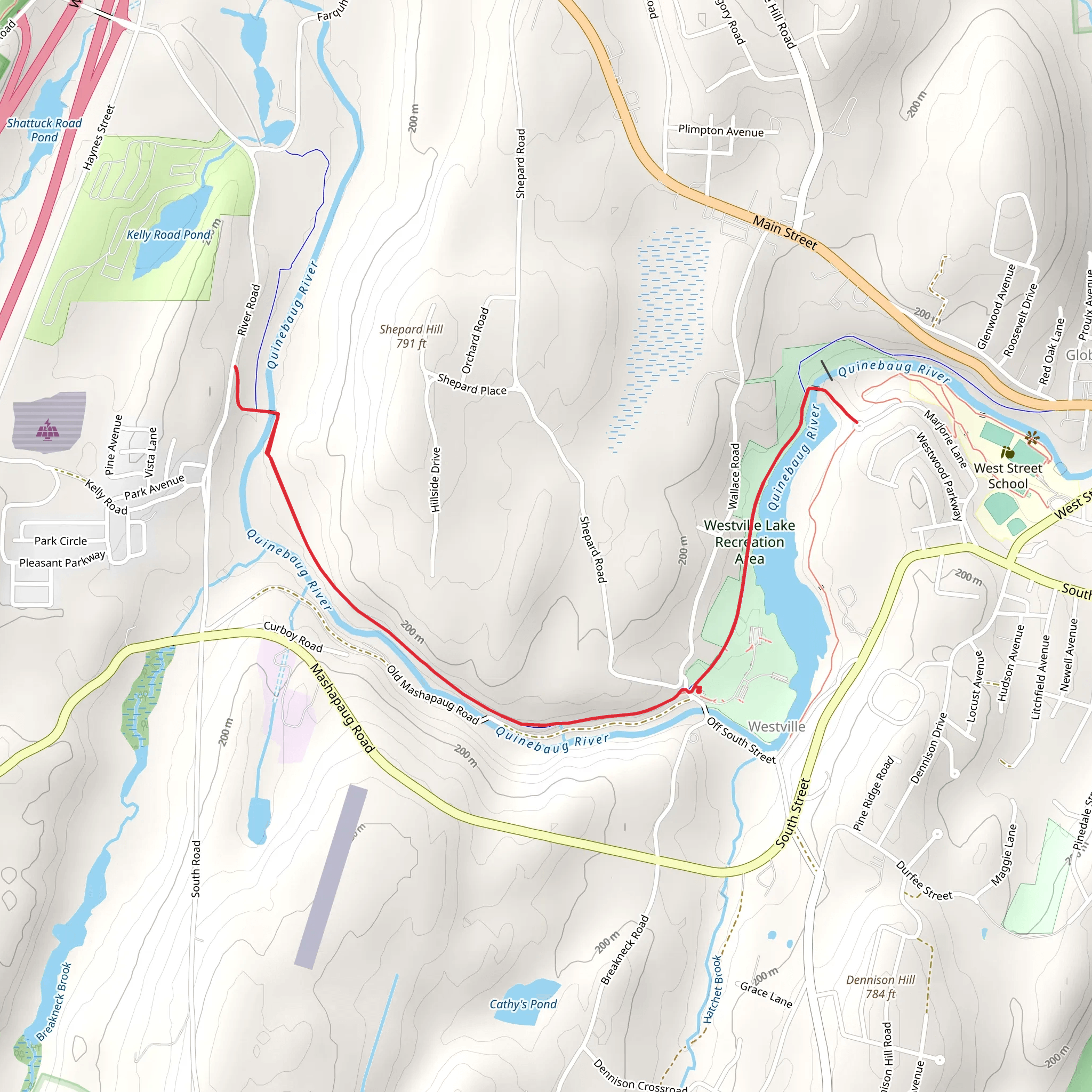 Grand Trunk Trail - Titanic RR mobile static map