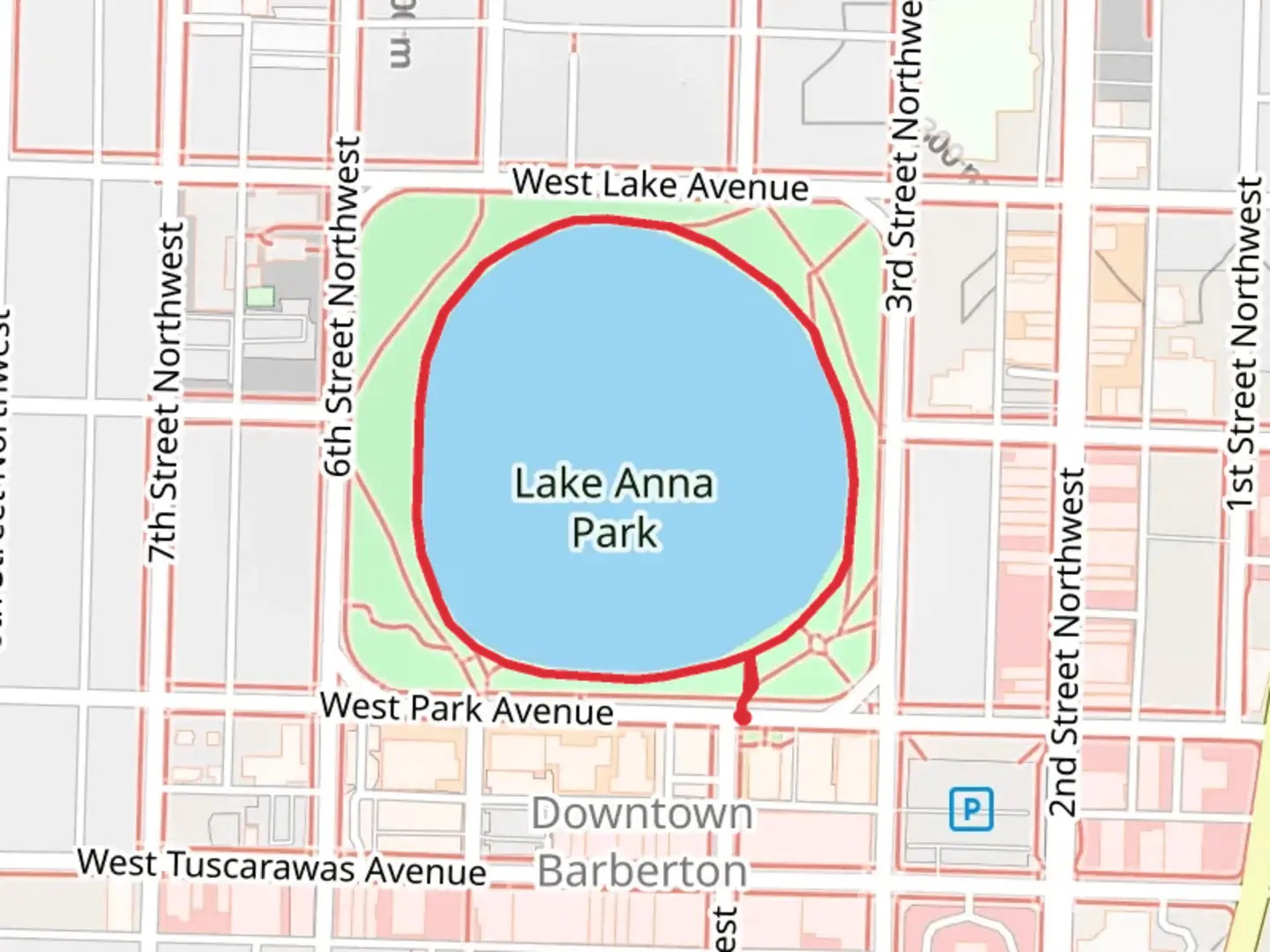 An image depicting the trail Lake Anna Loop and its surrounding area.